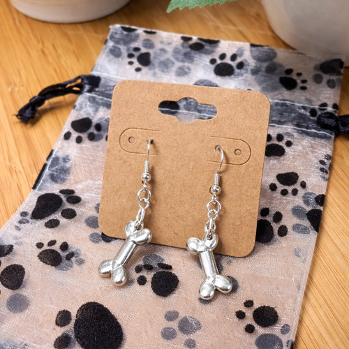 Bone Shape Earrings